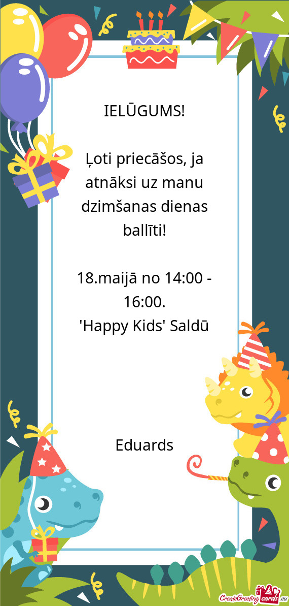 "Happy Kids" Saldū