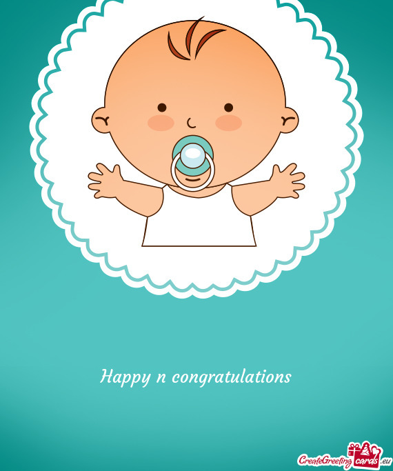 Happy n congratulations