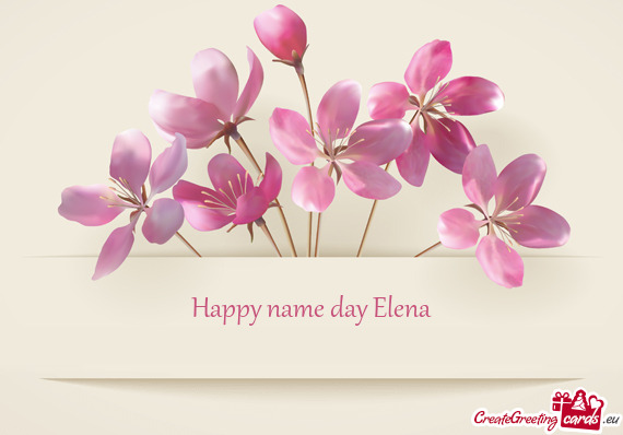 Happy name day Elena