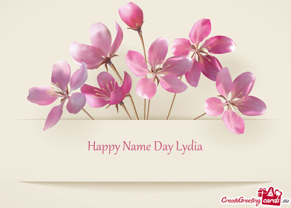 Happy Name Day Lydia