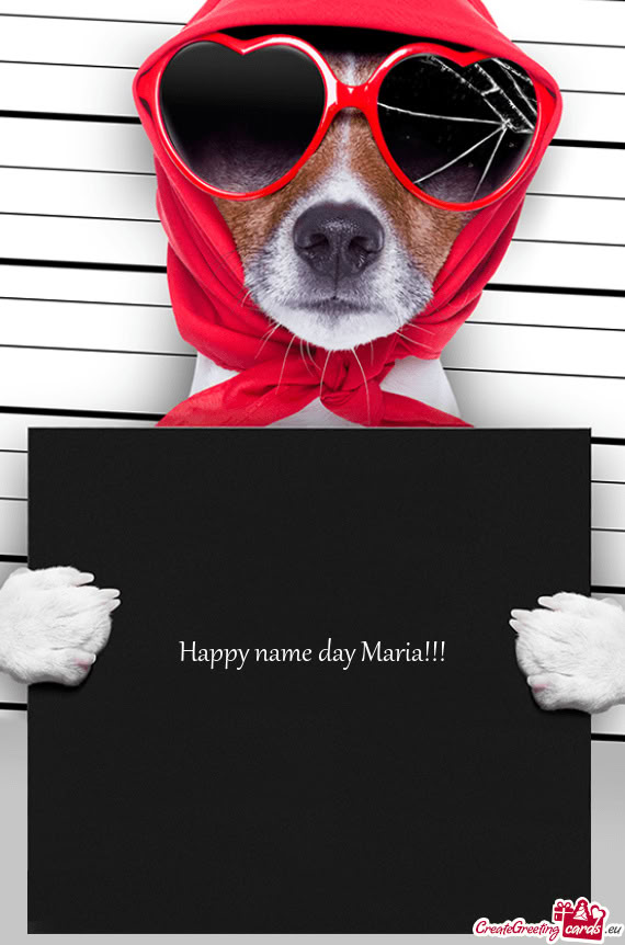 Happy name day Maria!!! ❤❤❤