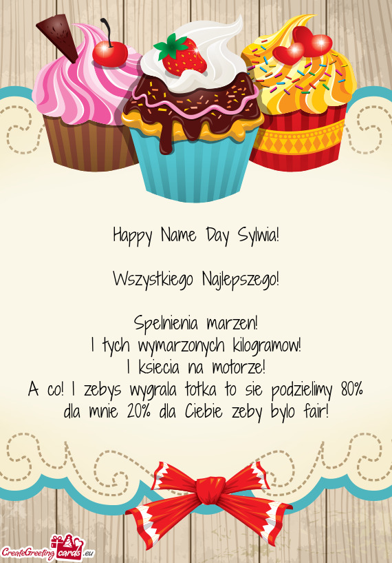 Happy Name Day Sylwia