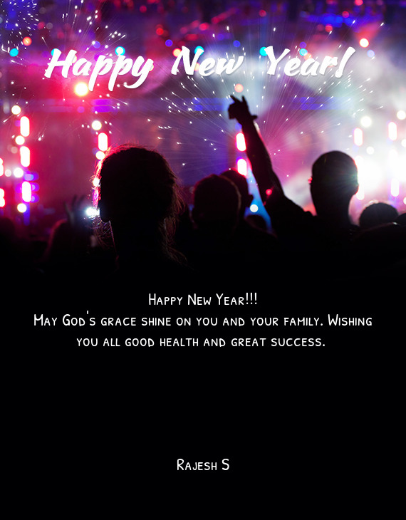 Happy New Year!!!
 May God