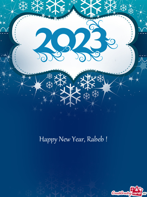Happy New Year, Rabeb