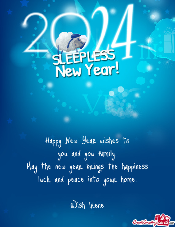 Happy New Year wishes to