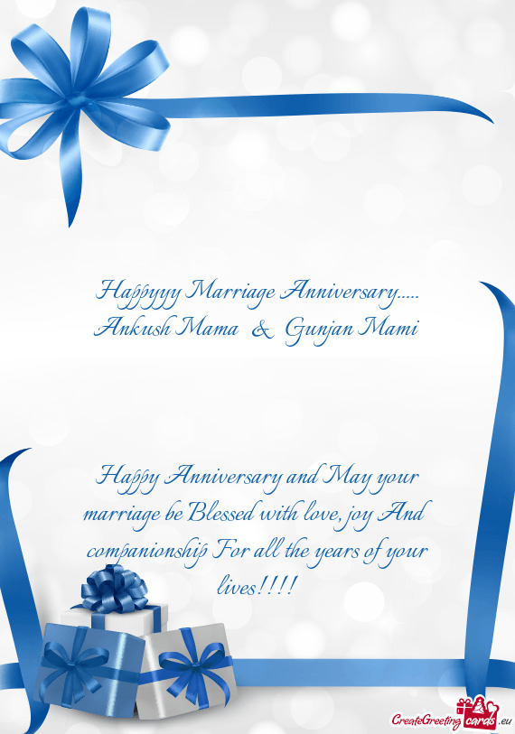 Happyyy Marriage Anniversary
