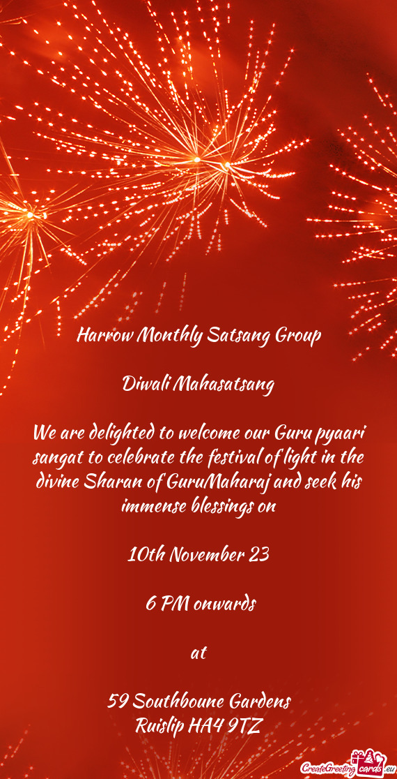 Harrow Monthly Satsang Group