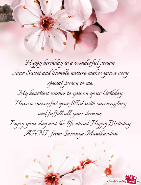 Have a successful year filled with success,glory and fulfill all your dreams