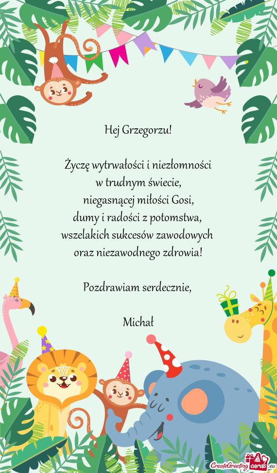Hej Grzegorzu