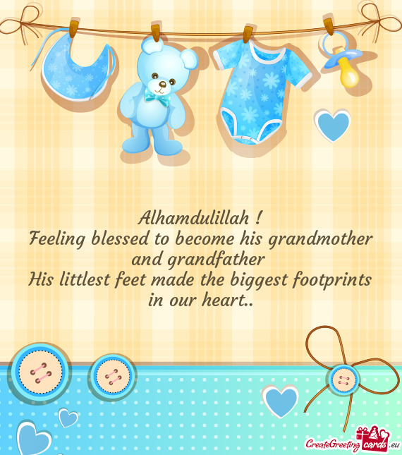 His littlest feet made the biggest footprints in our heart