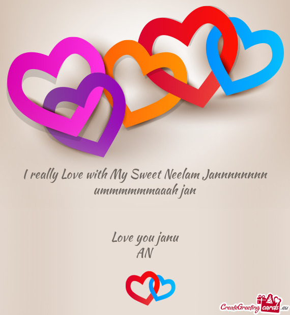 I really Love with My Sweet Neelam Jannnnnnnn ummmmmmaaah jan
 
 
 Love you janu
 AN