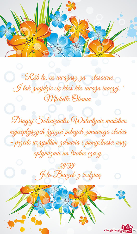 I tak znajdzie się ktoś kto uważa inaczej. "