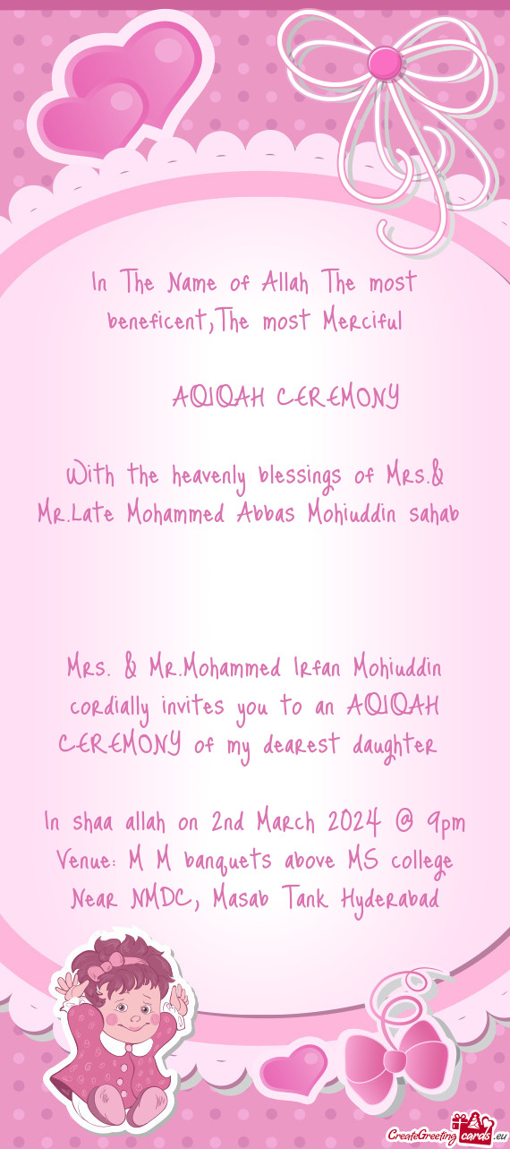 In shaa allah on 2nd March 2024 @ 9pm
