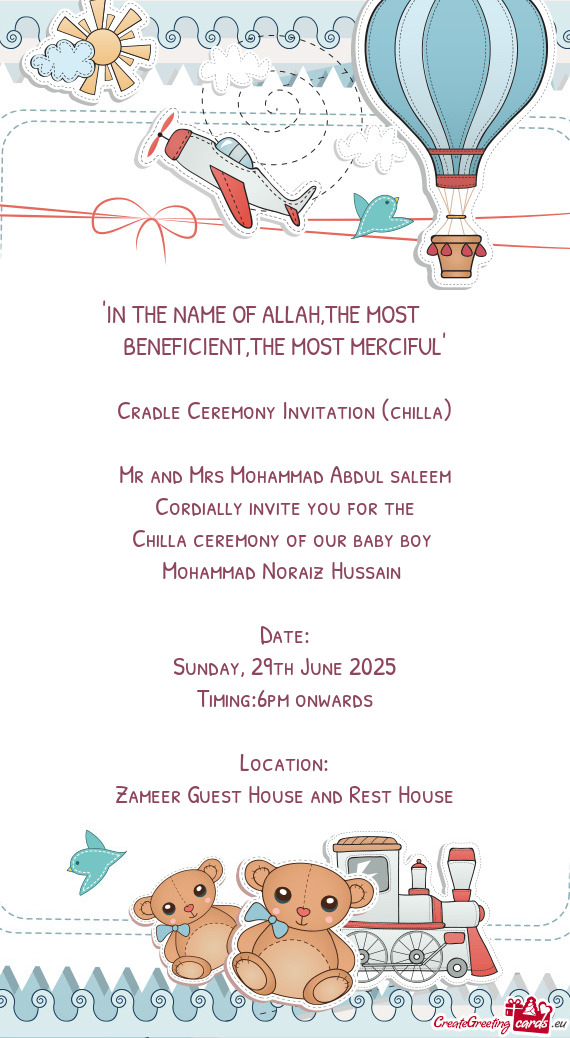 "IN THE NAME OF ALLAH,THE MOST   BENEFICIENT,THE MOST MERCIFUL"