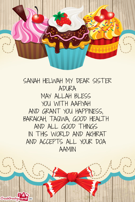 IN THIS WORLD AND AKHIRAT