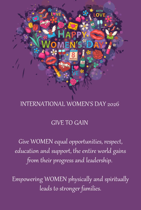 INTERNATIONAL WOMEN'S DAY 2026