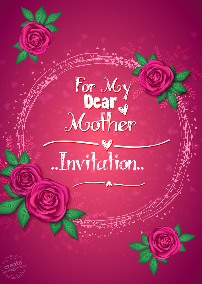 ..Invitation..