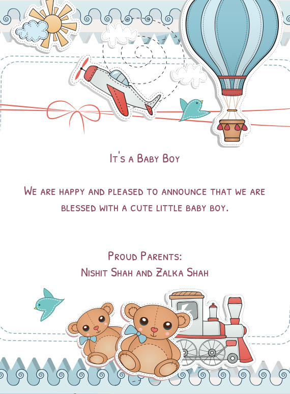 It s a Baby Boy    We are happy and pleased to announce