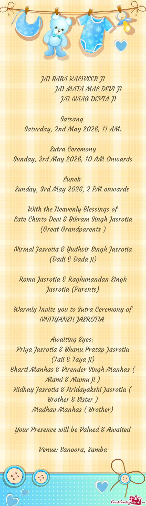 JAI MATA MAL DEVI JI