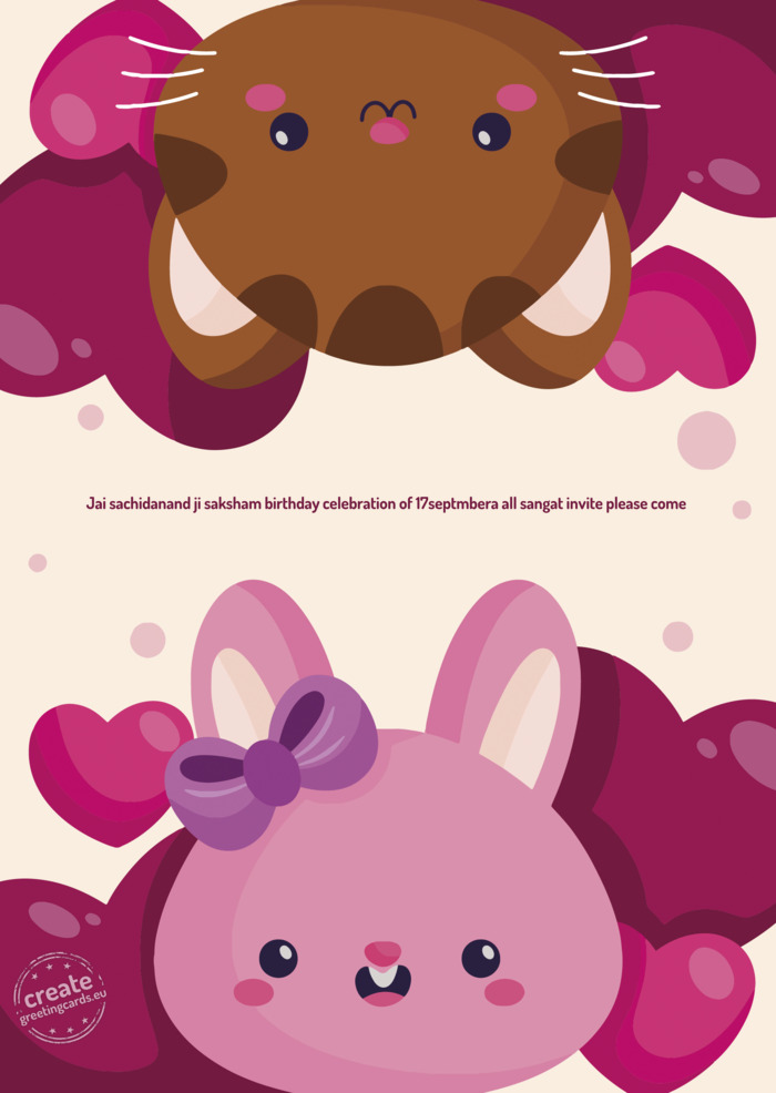 Jai sachidanand ji saksham birthday celebration of 17septmbera all sangat invite please come