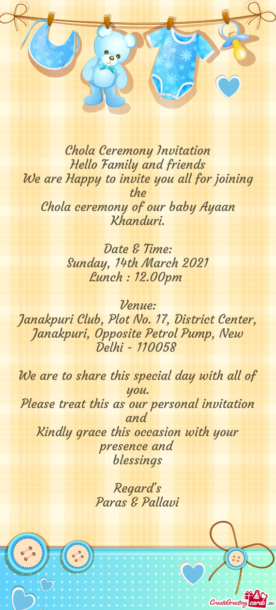 Janakpuri Club, Plot No. 17, District Center, Janakpuri, Opposite Petrol Pump, New Delhi - 110058