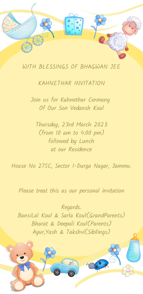 Join us for Kahnethar Cermany