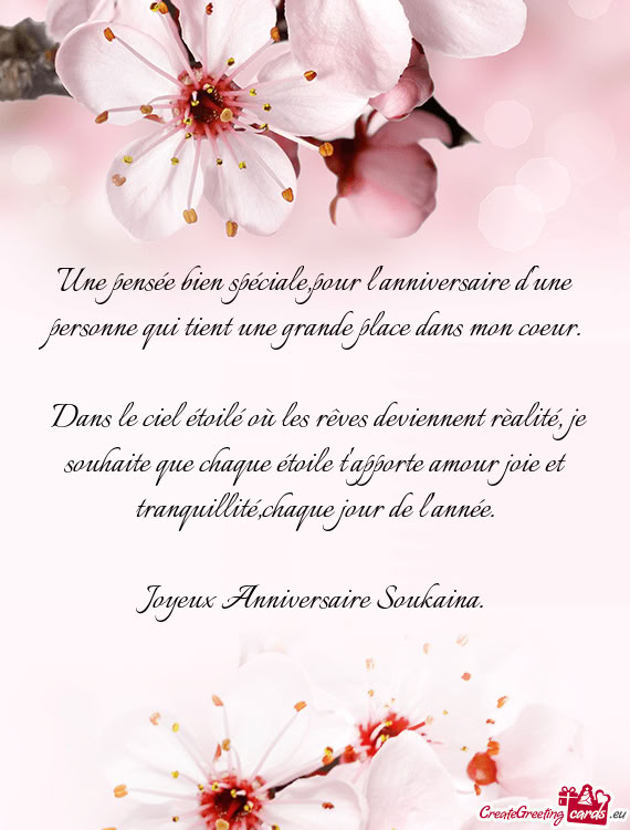 Joyeux Anniversaire Soukaina