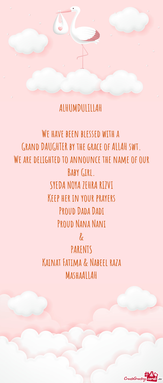 Kainat Fatima & Nabeel raza