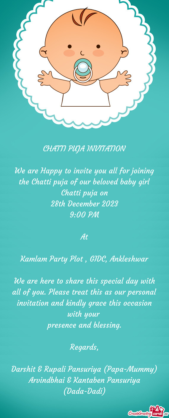 Kamlam Party Plot , GIDC, Ankleshwar