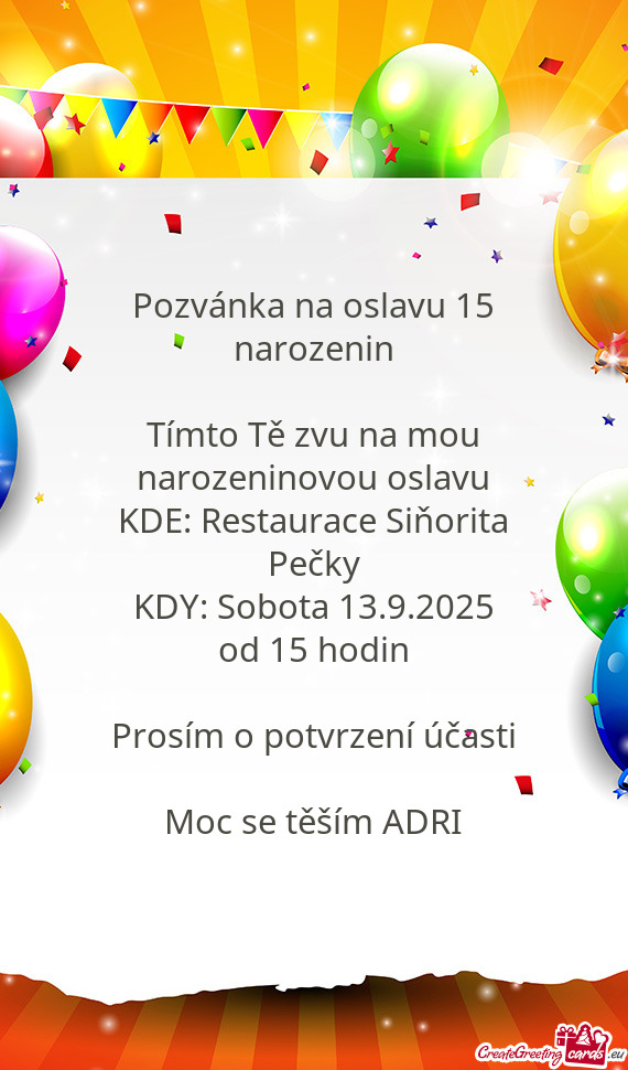 KDE: Restaurace Siňorita Pečky