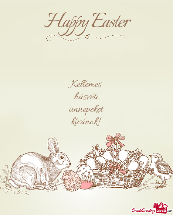 Kellemes  húsvéti  ünnepeket  kívánok!