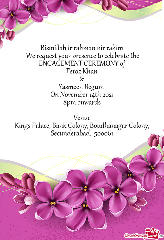 Kings Palace, Bank Colony, Boudhanagar Colony, Secunderabad, 500061