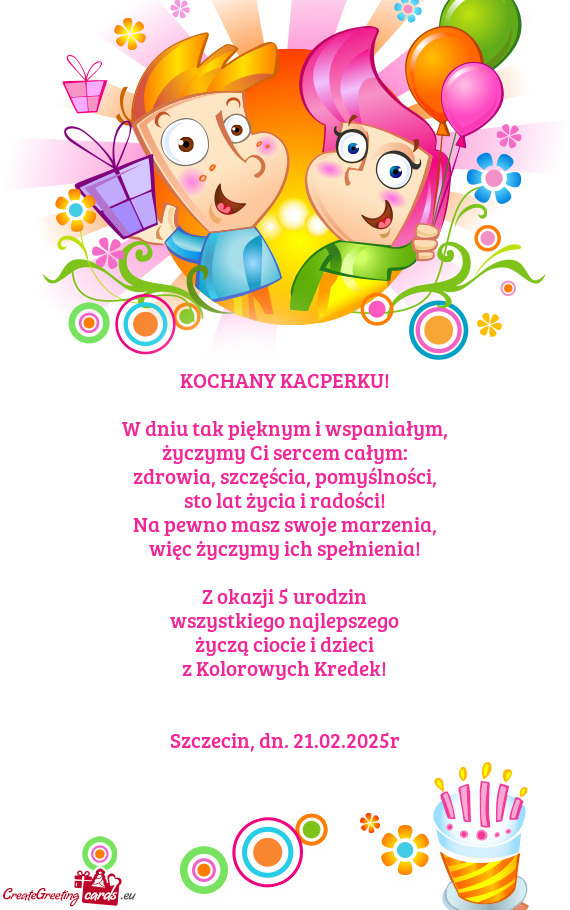 KOCHANY KACPERKU