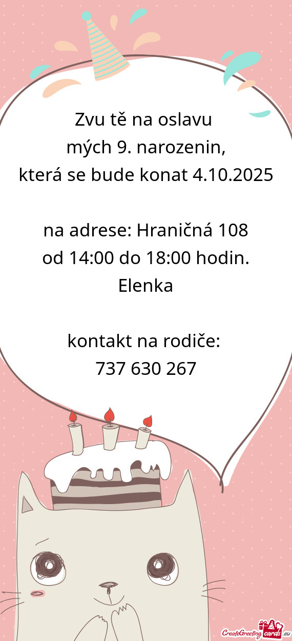 Která se bude konat 4.10.2025