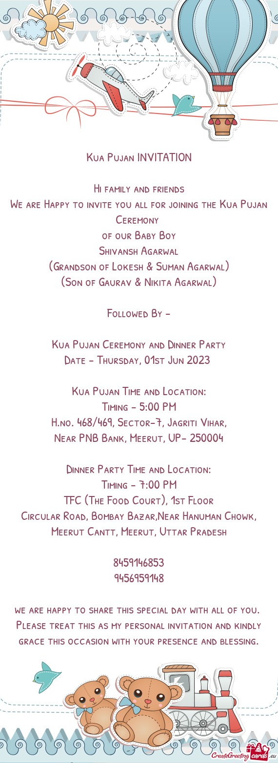 Kua Pujan Ceremony and Dinner Party