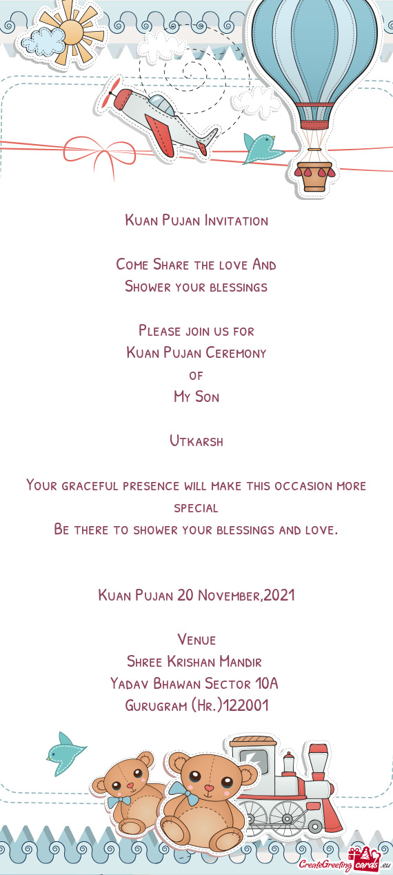 Kuan Pujan 20 November,2021