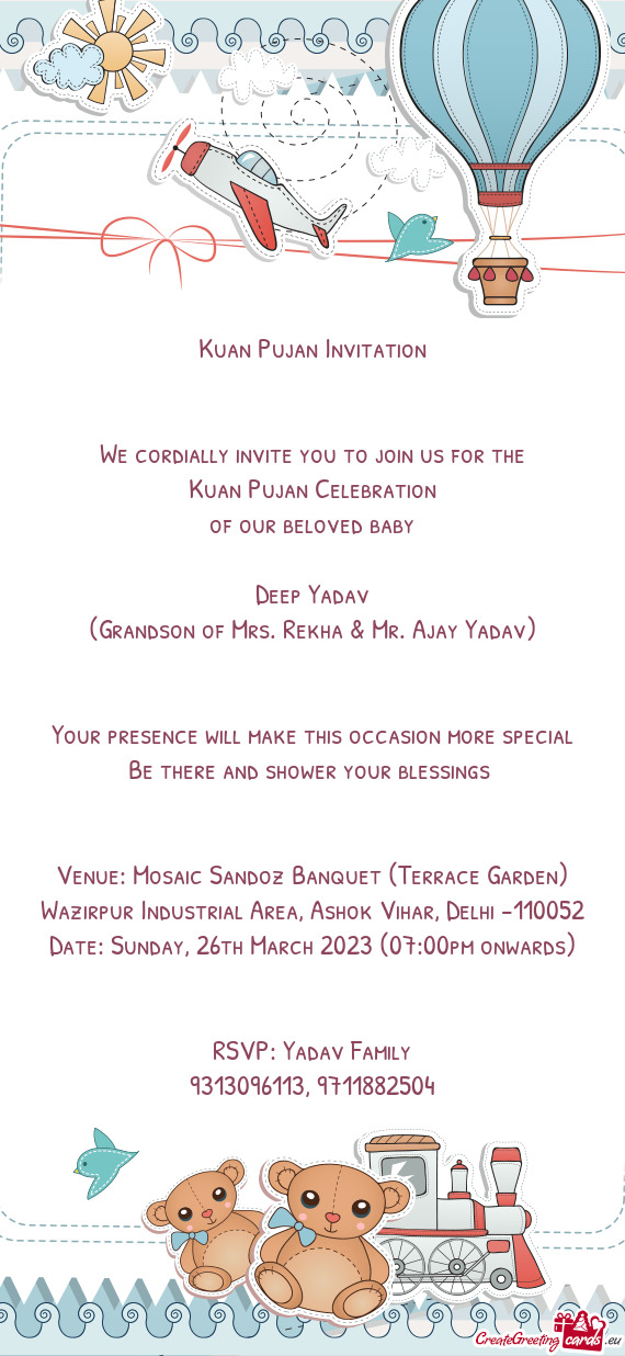 Kuan Pujan Celebration