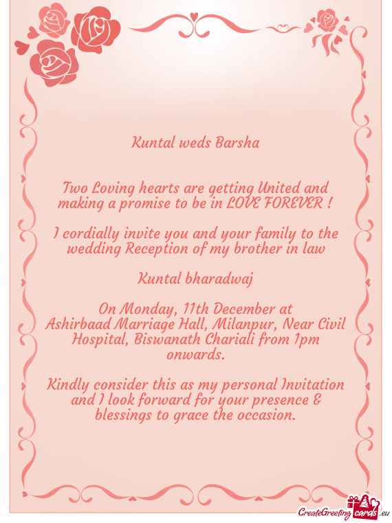 Kuntal weds Barsha