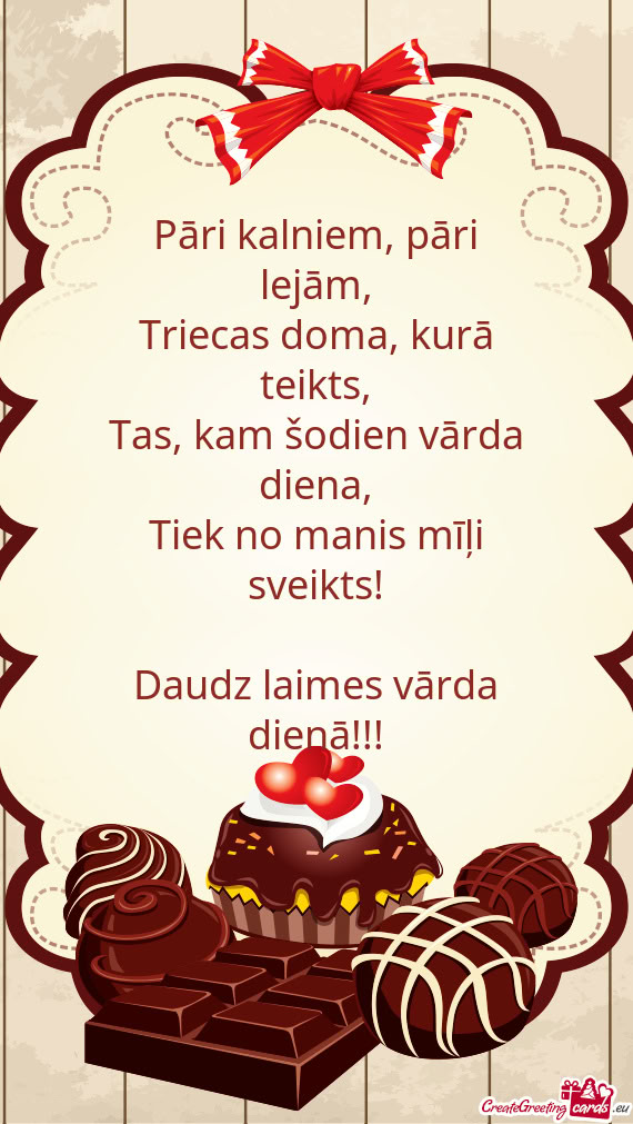 Kurā teikts