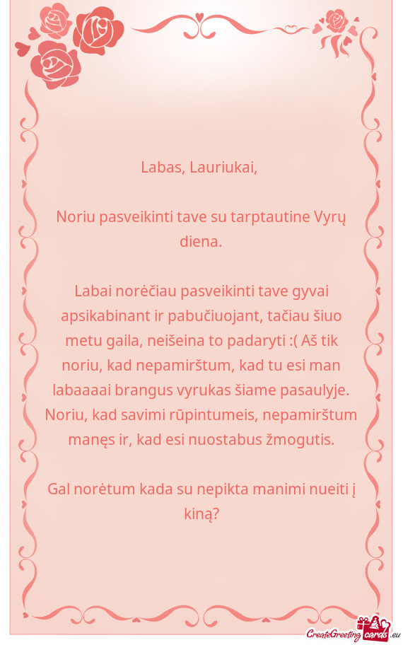 Labas, Lauriukai