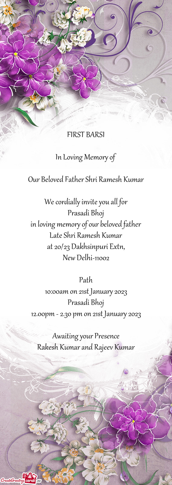 Late Shri Ramesh Kumar