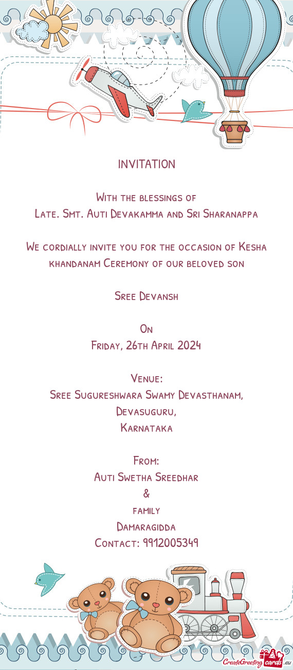 Late. Smt. Auti Devakamma and Sri Sharanappa