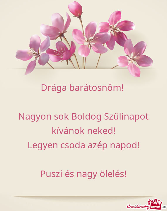 Legyen csoda azép napod