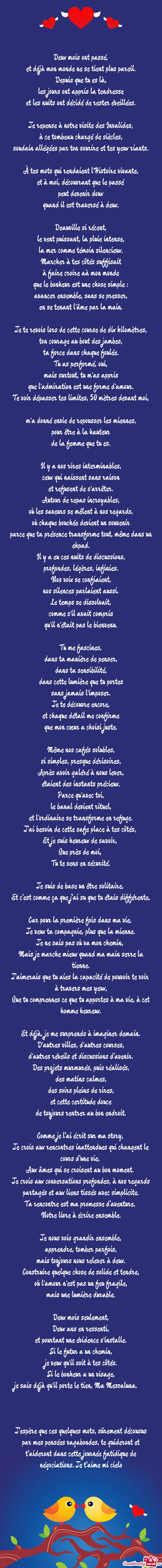 Les jours ont appris la tendresse