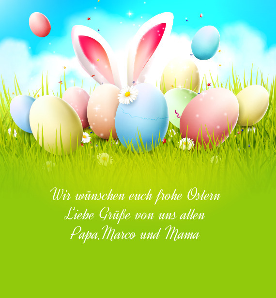 Liebe Grüße von uns allen