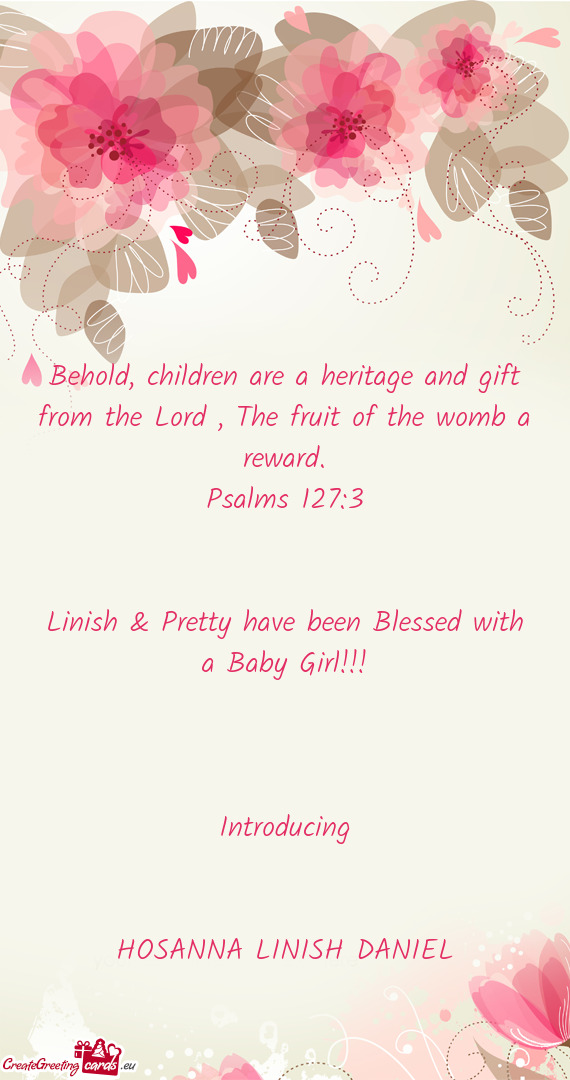 Linish & Pretty have been Blessed with a Baby Girl