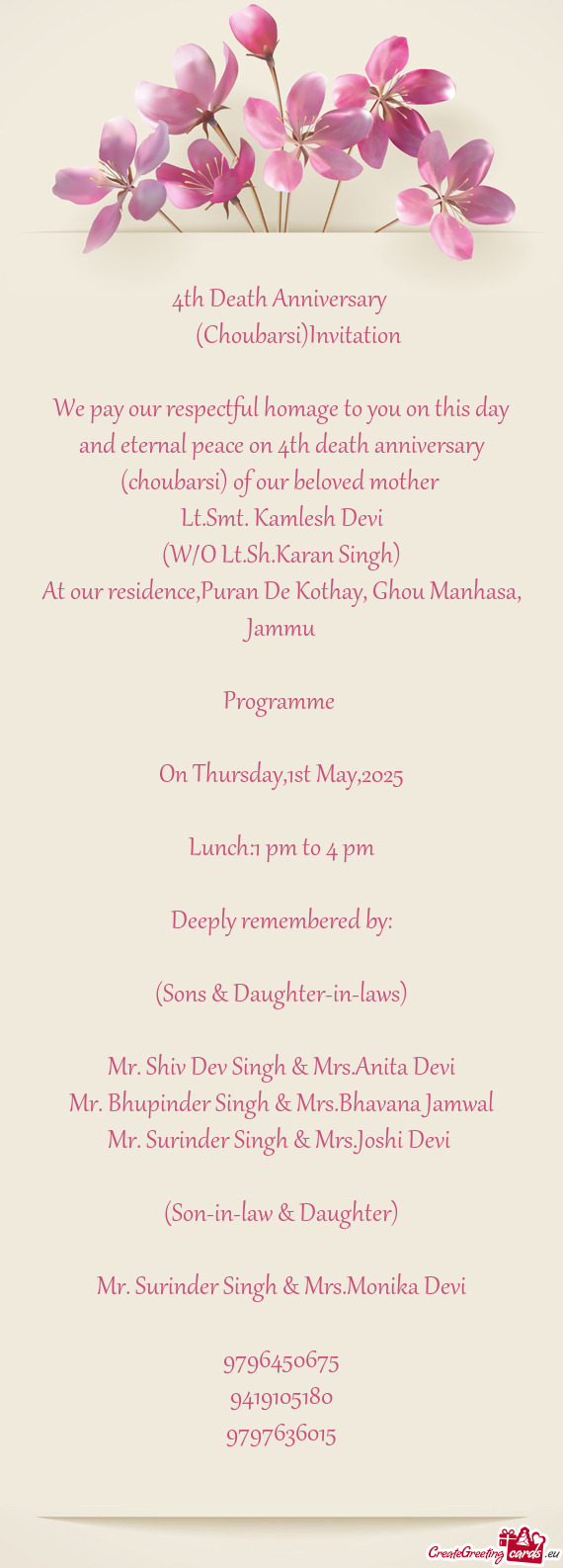 Lt.Smt. Kamlesh Devi