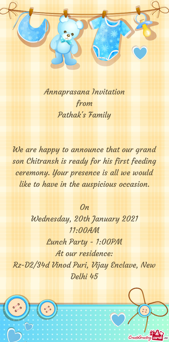 Lunch Party - 1:00PM