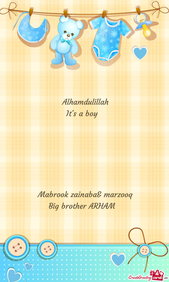 Mabrook zainaba& marzooq