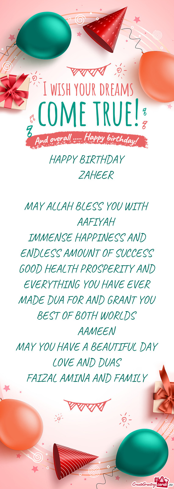 MADE DUA FOR AND GRANT YOU BEST OF BOTH WORLDS